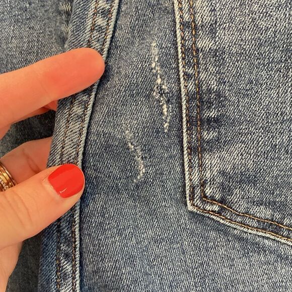 Madewell Medium Wash High Rise Cali Demi Boot Jeans Size 27 - Picture 7 of 11